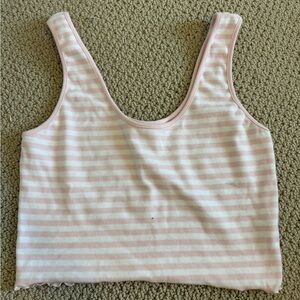 Pink & White Stoney Clover Lane Tank Top